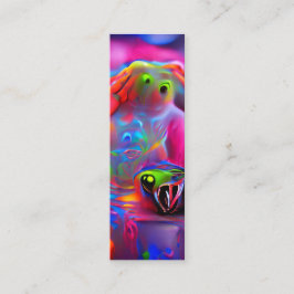 Ablutophobie-Lesezeichen Mini Visitenkarte