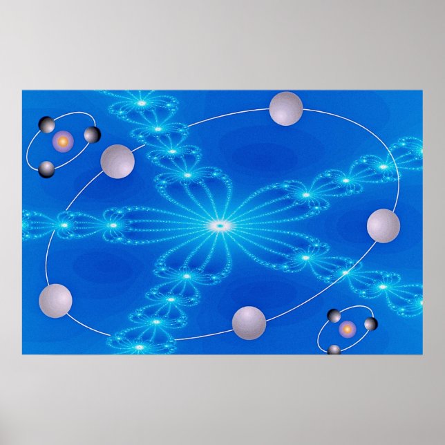 Abmessung der Leuchtarme Poster (Vorne)