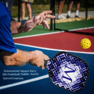Abmessungen quadratisch, Marine-M Pickleball Schläger
