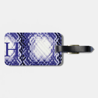 Abmessungen Square-Navy-H Gepäckanhänger