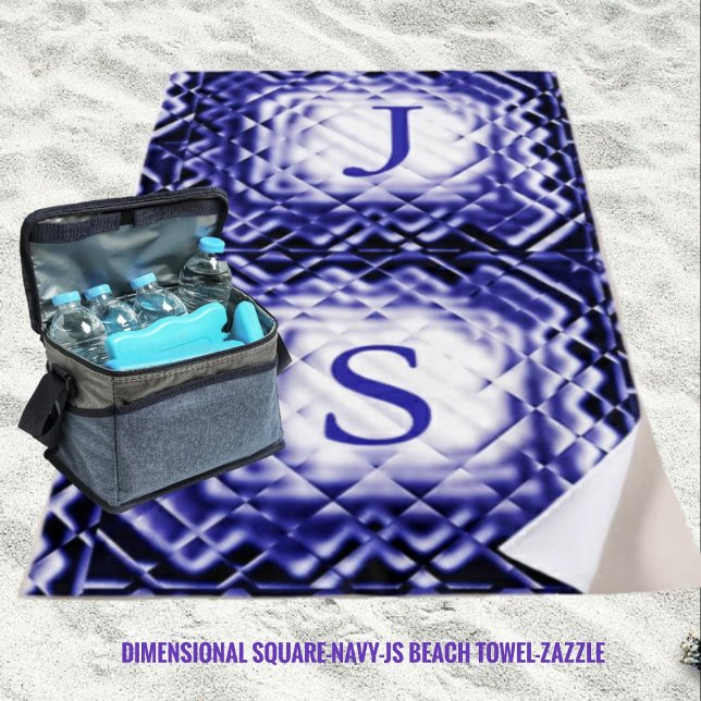 Abmessungen Square-Navy-JS Strandtuch (Von Creator hochgeladen)