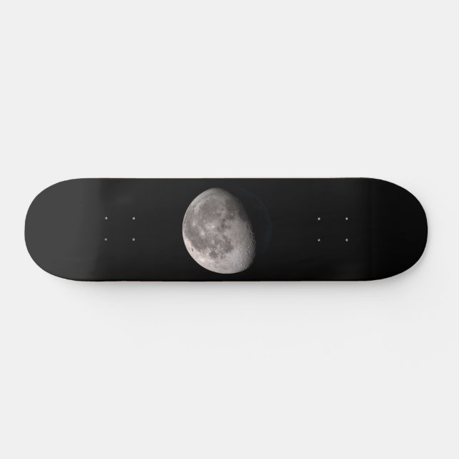 Abnehmende Gibbbondphase der NASA-Bilder Skateboard (Horizontal)