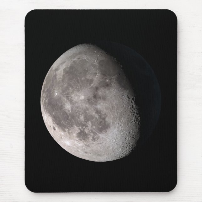 Abnehmende Mondphase Mousepad (Vorne)