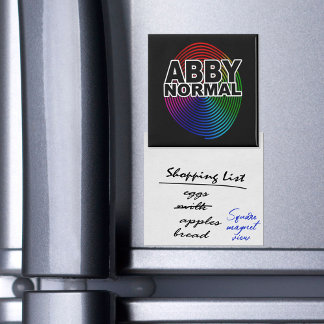 Abnormale Abby normal gefärbte, gekochte Spirale C Magnet