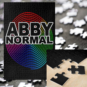Abnormale Abby Normale Farbige Verdrehte Spirale V Puzzle