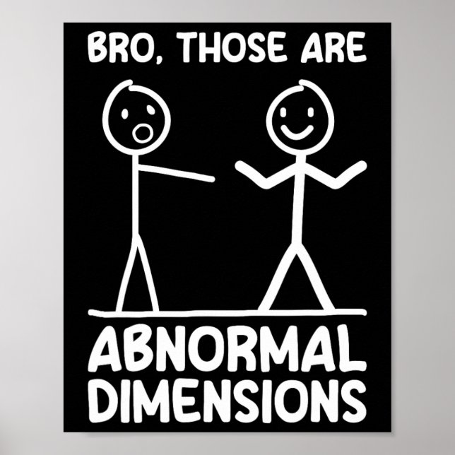 Abnormale Dimensionen Workout Fitnessstudio Lustig Poster (Vorne)