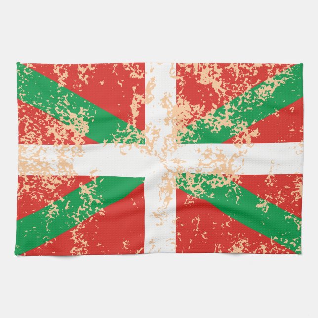 Abnutzt Ikurriña Handtuch (Horizontal)