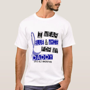Abnutzung ALS I blau und Weiß für meinen Vati 37 T-Shirt