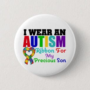 Abnutzungs-Band des Autismus-I für meinen Button