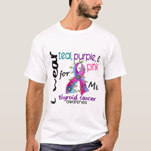 Abnutzungs-Band des Schilddrüsenkrebs-I für MICH T-Shirt