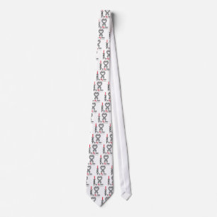 Abnutzungs-graues Band des Hirntumor-I für meine Krawatte