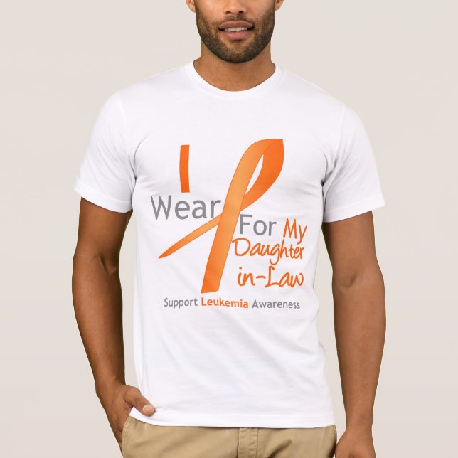 Abnutzungs-orange Band-Schwiegertochter der T-Shirt (Vorderseite)