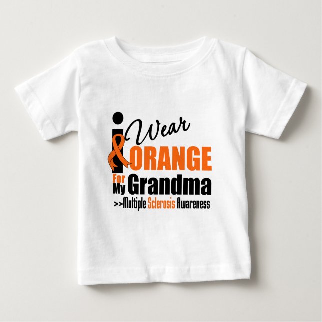 Abnutzungs-Orange der Sklerose-I für meine Baby T-shirt (Vorderseite)