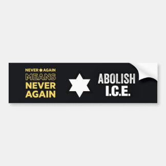 Abolish I.C.E. Autoaufkleber