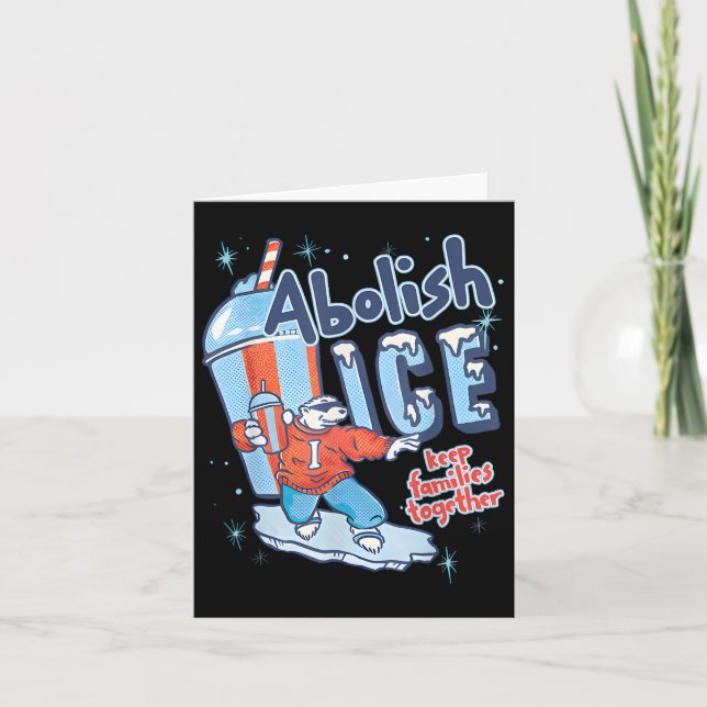 Abolish Ice Behalte Familien zusammen Karte (Vorderseite)