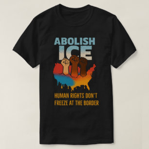 ABOLISH ICE Melting USA - Bold Protest Design T-Shirt