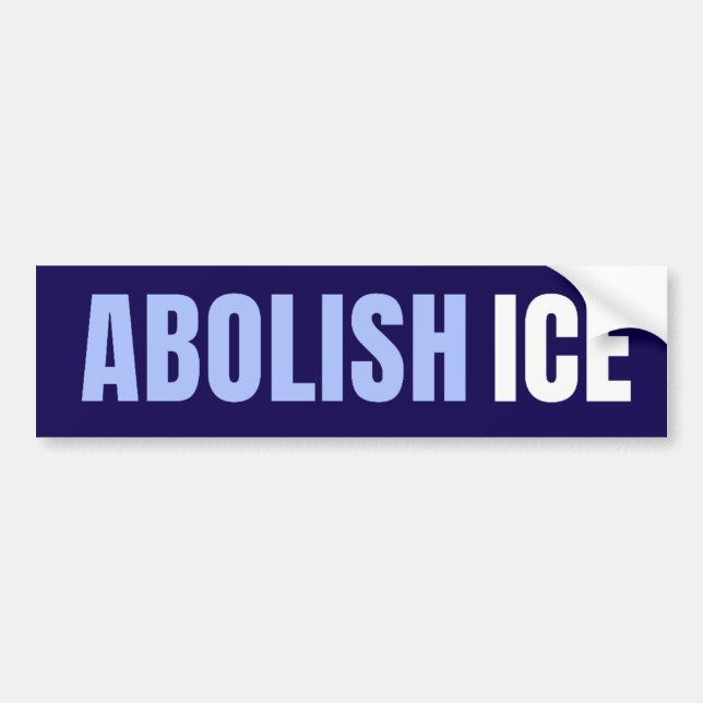 Abolish ICE Political Anti Trump Autoaufkleber (Vorne)