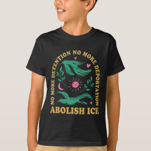Abolish Ice Retro Protest und widerstehen Support  T-Shirt