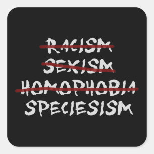 Abolish Speciesismus als Nächstes! Quadratischer Aufkleber
