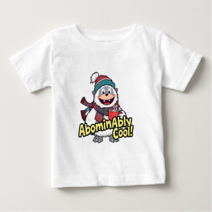 Abominierlich Cooles Winter Yeti Design Baby T-shirt