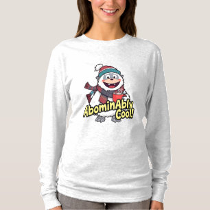 Abominierlich Cooles Winter Yeti Design T-Shirt
