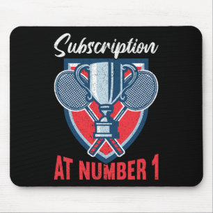 Abonnement bei Nummer 1 Funny Badminton 2 Mousepad