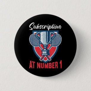 Abonnement bei Nummer 1 Lustiger Badminton Button