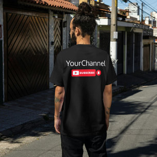 Abonnieren Sie Youtube Channel Name Custom T - Shi T-Shirt