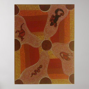 Aboriginal Animal Collection Poster