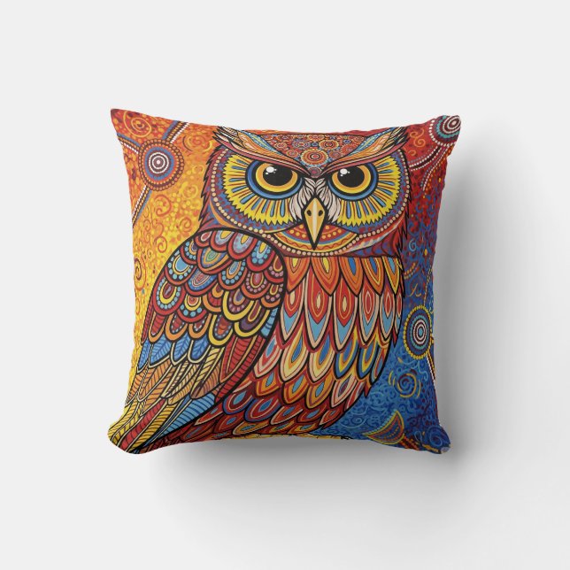 ABORIGINAL ART OF OWL KISSEN (Vorderseite)