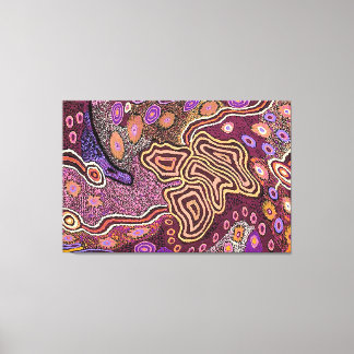 Aboriginal Dot Art Leinwanddruck