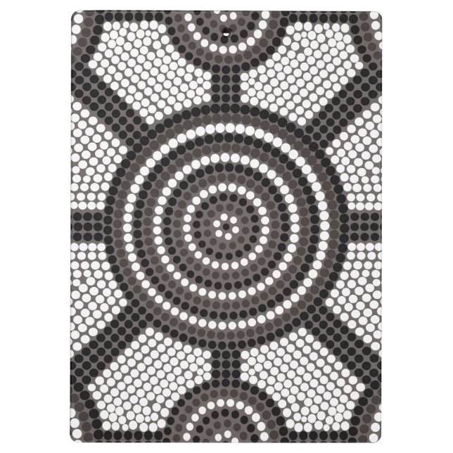 Aboriginal dot painting klemmbrett (Rückseite)