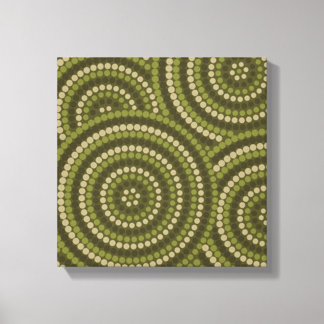 Aboriginal dot painting leinwanddruck (Vorderseite)