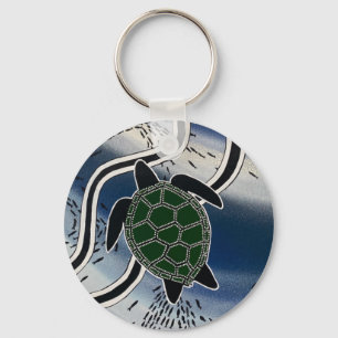 aboriginal sea turtle key ring schlüsselanhänger