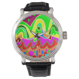 ABORIGINALTYP ART ABSTRAKT ARMBANDUHR