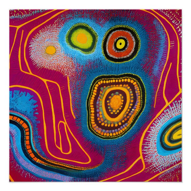Aborigine-Abstrakt Art Vol. 01 Poster (Vorderseite)