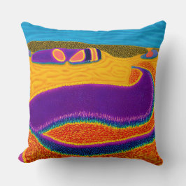 Aborigine-Abstrakt Art Vol. 02 Kissen