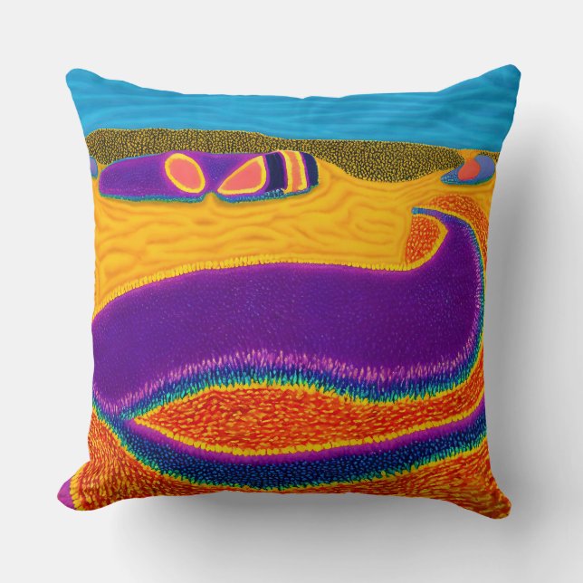 Aborigine-Abstrakt Art Vol. 02 Kissen (Vorderseite)