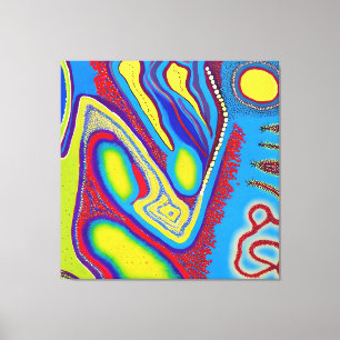 Aborigine-Abstrakt Art Vol. 10 Leinwanddruck
