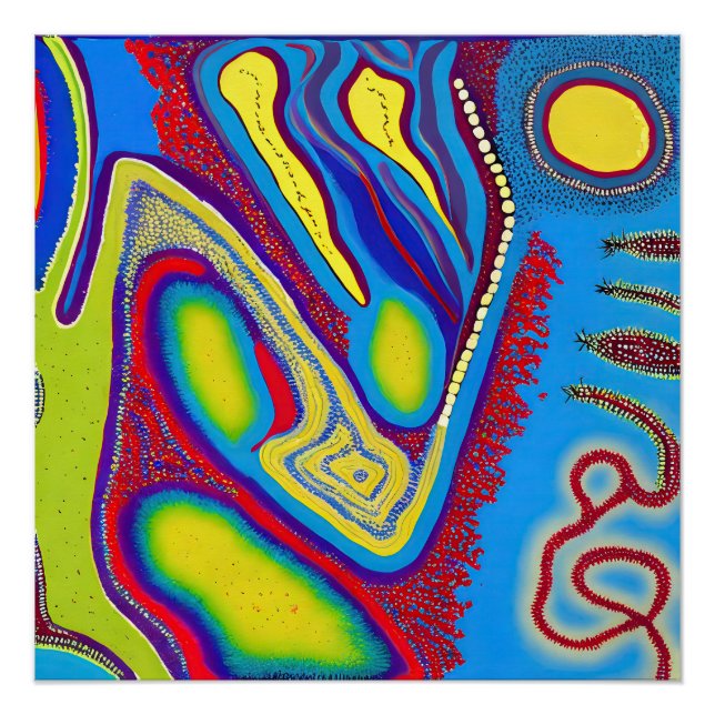 Aborigine-Abstrakt Art Vol. 10 Poster (Vorderseite)