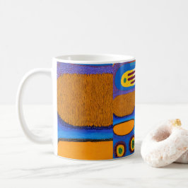 Aborigine-Abstrakt Art Vol. 4 Kaffeetasse