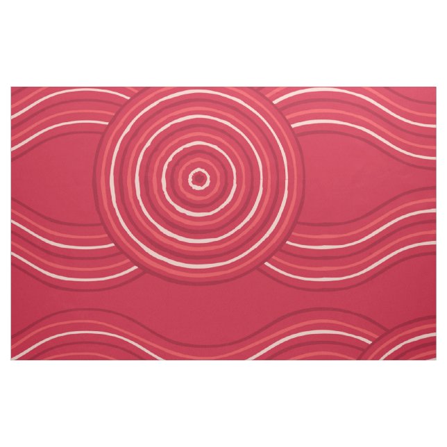 Aborigine Art Waratah Stoff (Fat Quarter (45,7 x 55,9 cm))