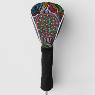 Aborigine-Design-15 Golf Head Cover Headcover