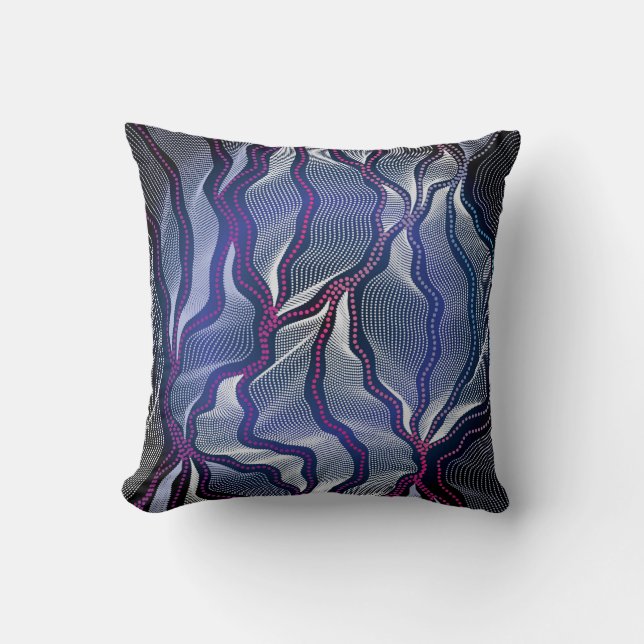 Aborigine Design-16 Kissen (Vorderseite)