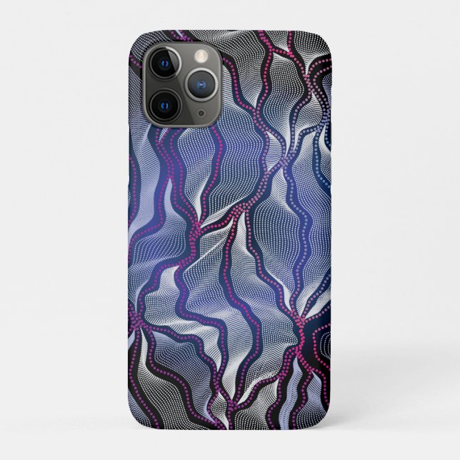Aborigine Design-16 Strandtuch Case-Mate iPhone Hülle (Rückseite)