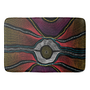 Aborigine-Design-2-Badematte Badematte