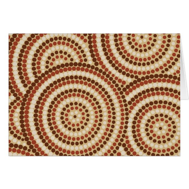 Aborigine-Dot-Malerei (Vorderseite (Horizontal))