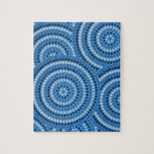 Aborigine-Dot-Malerei Puzzle