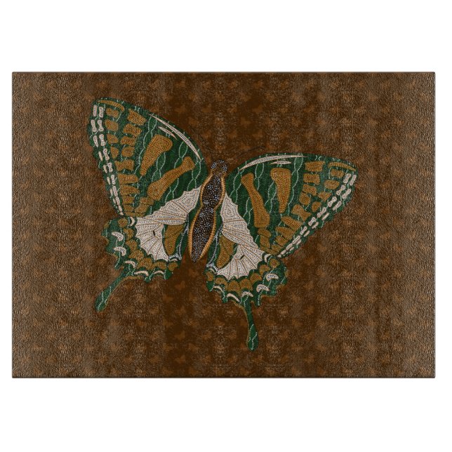Aborigine-Frack Glass Cutting Board Schneidebrett (Vorderseite)