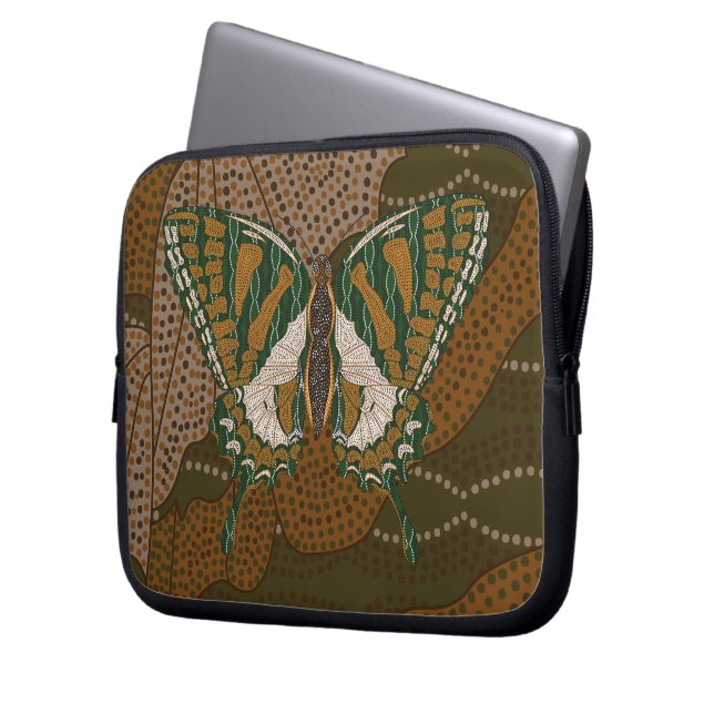 Aborigine Frack Laptop Case (Vorderseite Links)